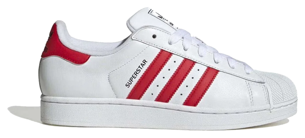 adidas adidas Superstar — Cloud White / Scarlet