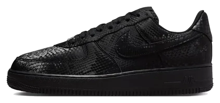 Nike Nike Air Force 1 '07 — Triple Black Snakeskin