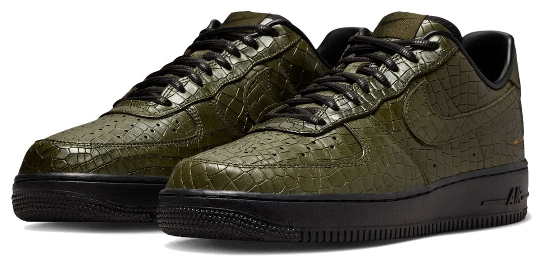 Nike Nike Air Force 1 '07 — Croc — Medium Olive