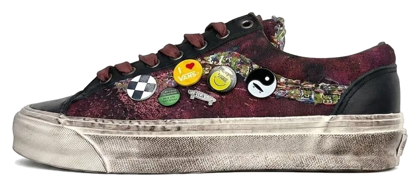 Vans Vans Style 36 Decon SF — Distressed Burgundy / Pins