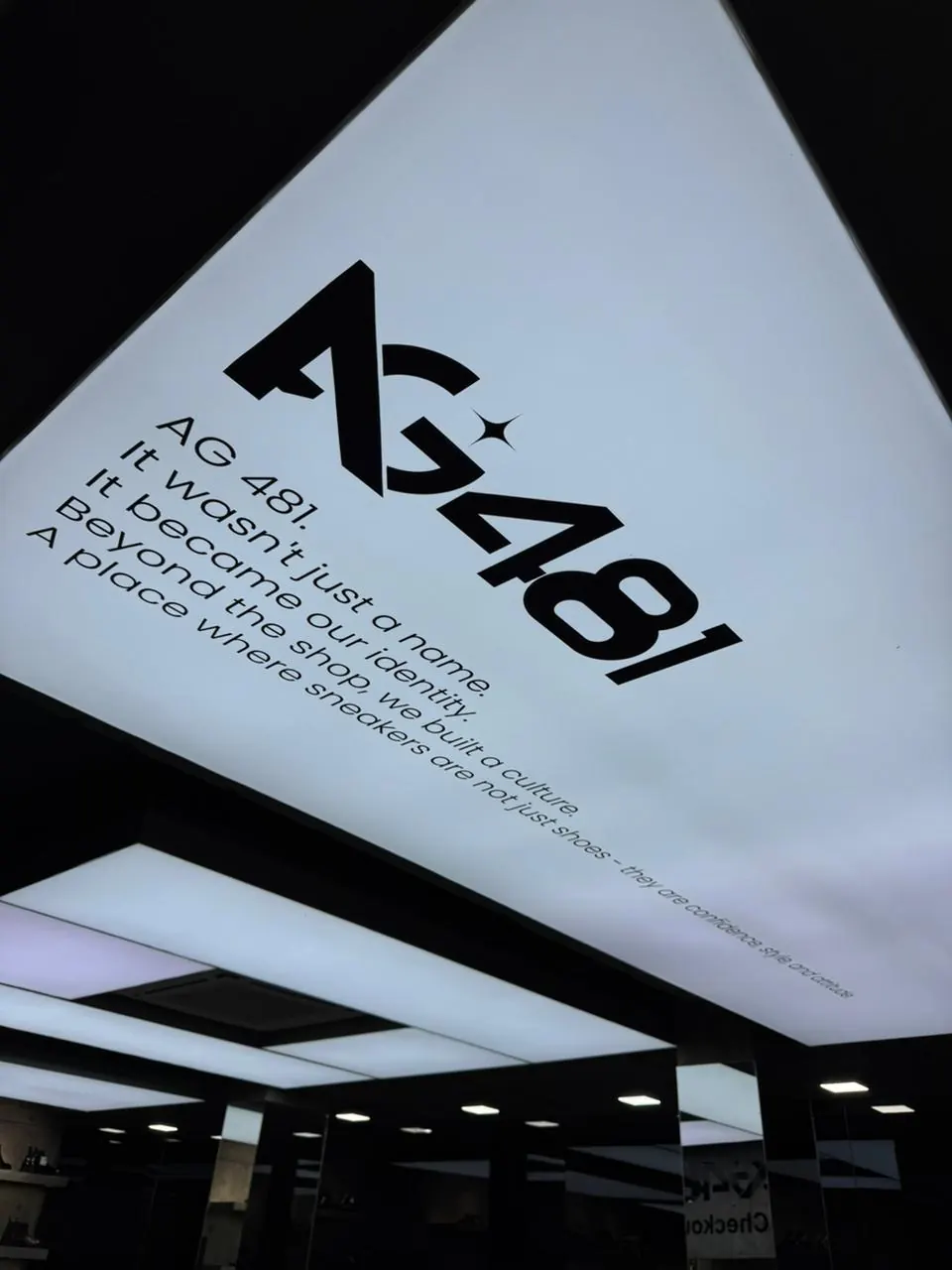 AG 481 store interior